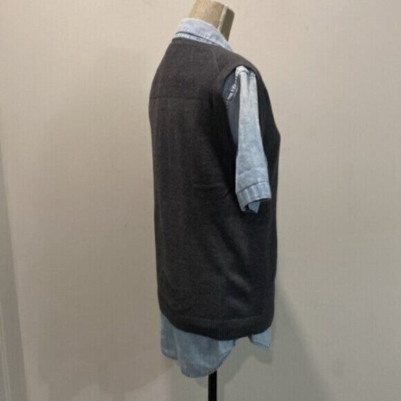 Mexx Gray Fitted sweater Vest - Picture 8 of 16